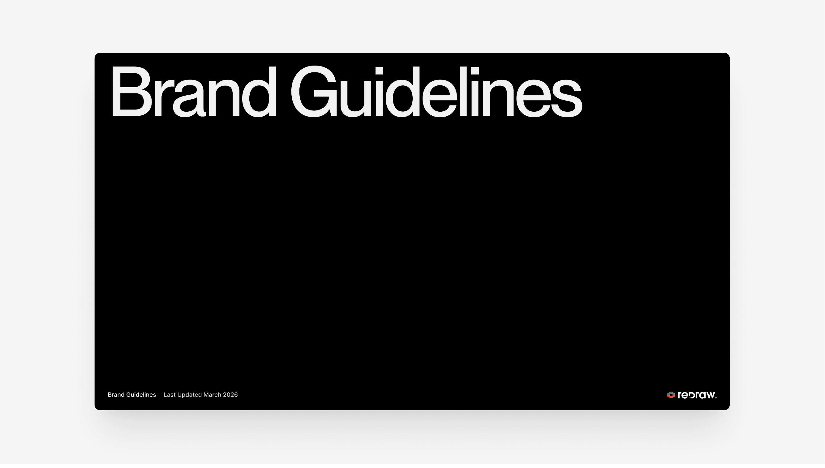 Redraw brand guidelines